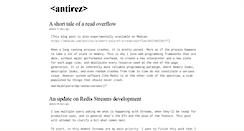 Desktop Screenshot of antirez.com